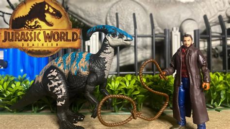 Jurassic World Dominion Owen Parasaurolophus Pack Unboxing And