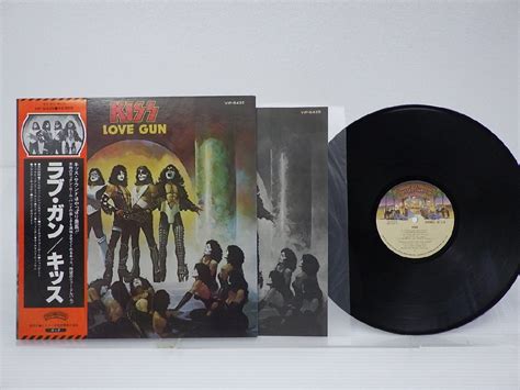 【やや傷や汚れあり】kissキッス「love Gunラヴ・ガン」lp（12インチ）casablanca Recordsvip