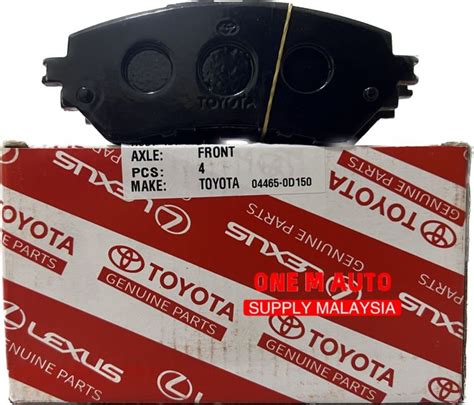 TOYOTA VIOS NCP 150 YARIS FRONT BRAKE PAD 04465 0D150 Lazada