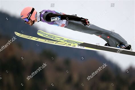 Manuel Fettner Austria Airborne During Trial Editorial Stock Photo