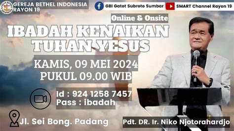 Ibadah Kenaikan Tuhan Yesus Mei Youtube