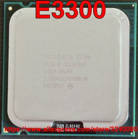 Original Intel CPU Celeron E3300 Processor 2 50GHz 1M 800MHz Dual Core