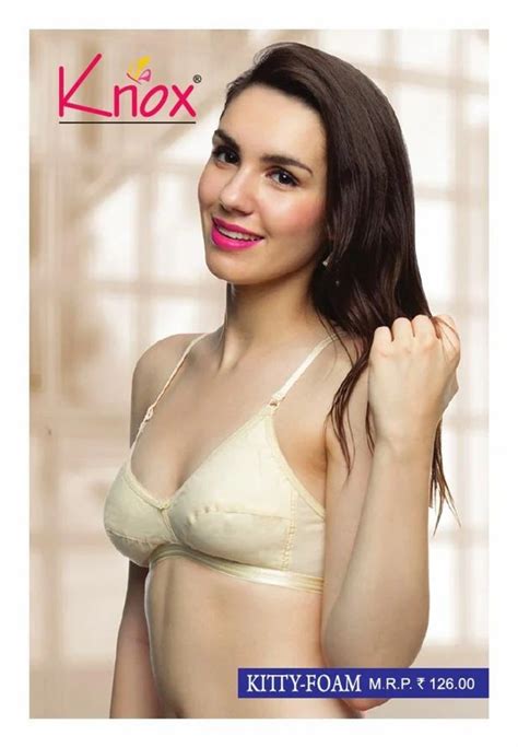 Cotton Non Padded Knox Ladies Kitty Foam Bra Size 28 Plain At Rs 50