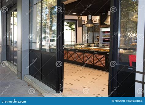 Beautiful Vintage Bakery With A Door Open Editorial Photo Image Of