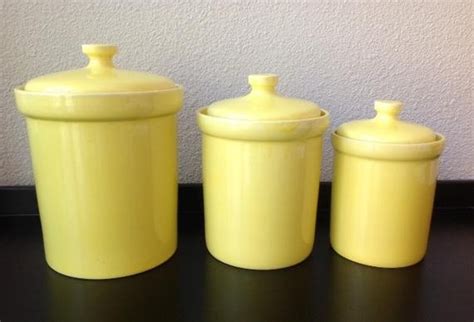 Yellow Kitchen Canisters Foter