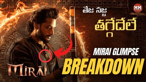 Mirai Glimpse Breakdown Hidden Details Teja Sajja Karthik