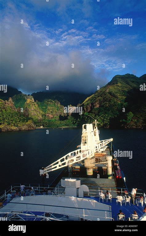 French Polynesia Marquesas Archipelago Fatu Hiva Island Hanavave Bay