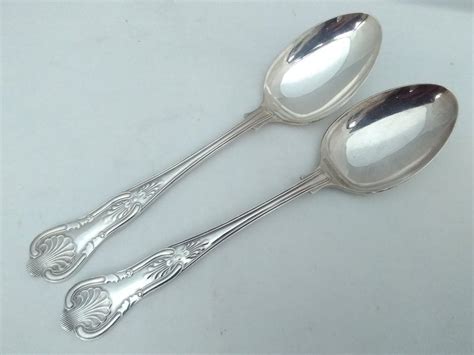 Vintage Pair Of Kings Pattern Serving Spoons EPNS A1 Etsy Australia