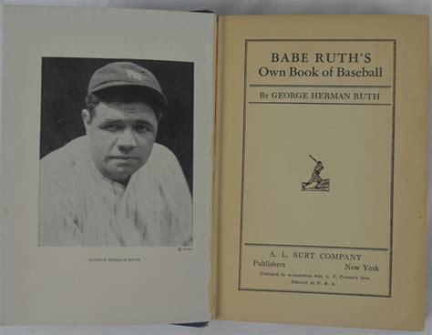 Lot Detail Vintage 1928 First Edition Copy Of Babe Ruth S Own Book