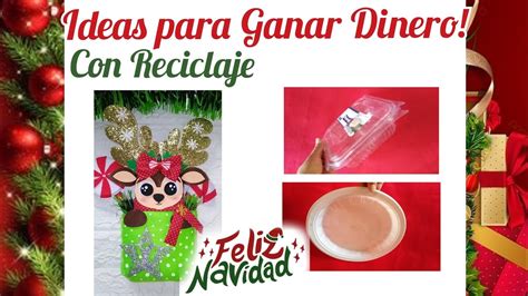 Manualidades Navideñas para vender y ganar dinero Reciclando Christmas