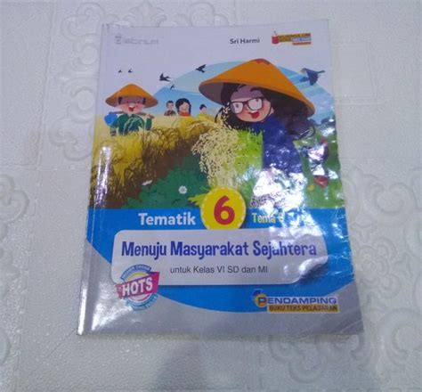 Jual Buku Tematik Tema Menuju Masyarakat Sejahtera Untuk Kelas Di