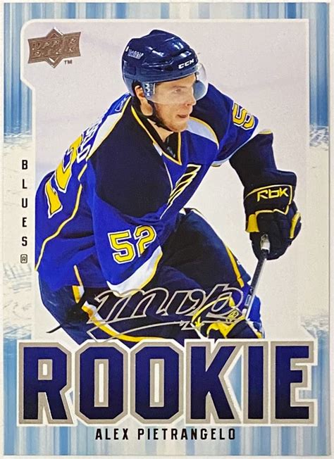 Alex Pietrangelo Upper Deck Nhl Mvp St Louis Blues Hockey