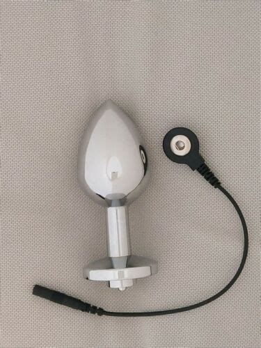 Anal Vaginal Sonde Elektrode Edelstahl Reizstrom E STIM ESTIM TENS EROSTEK EBay