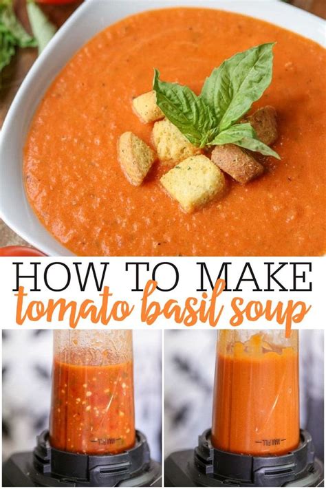 Of All The Tomato Soups Out There This Rich And Creamy Tomato Basil Soup Is At The Top Of My L