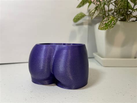 D Printed Planter Butt Booty Bum Planter W Drainage Holes Etsy