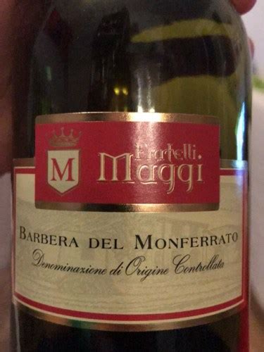 Fratelli Maggi Barbera Del Monferrato Vivino Australia