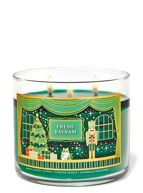 Fresh Balsam 3-Wick Candle | Bath and Body Works