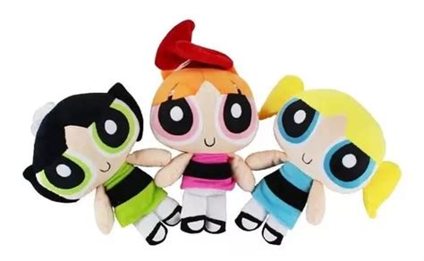 Las Chicas Superpoderosas Peluche Bombón Burbuja Y Bellota Nude MercadoLibre