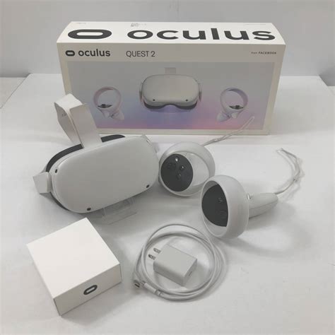 【目立った傷や汚れなし】10844vrヘッドセットoculus Quest2metafacebook製造年不明動作一部のみ確認