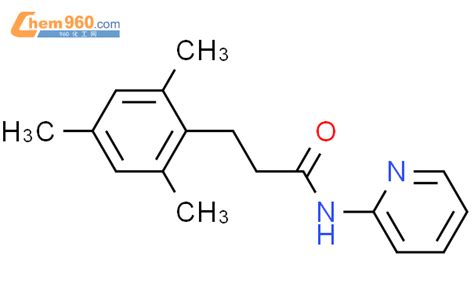 579470 37 4 BENZENEPROPANAMIDE 2 4 6 TRIMETHYL N 2 PYRIDINYL 化学式结构式