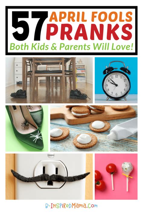 57 April Fools Pranks Parents & Kids Will Love! • B-Inspired Mama