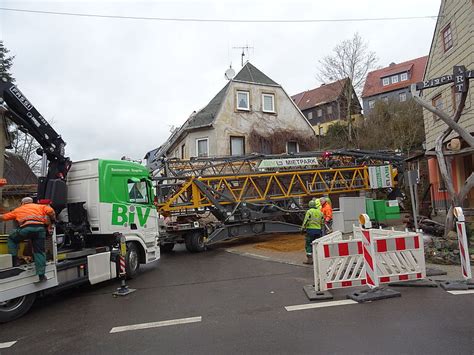 Mit Der Erneuerung Der Treppe Von Der Ehemaligen Gastst Tte Eigenartig