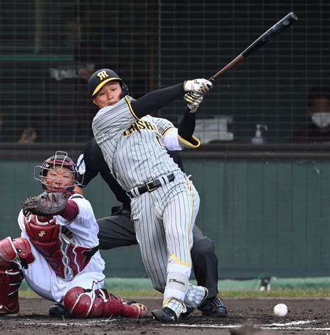 阪神ドラ1森下が初の対外試合に4番右翼で途中出場 注目の1打席目は遊ゴロ 阪神タイガース デイリースポーツ online