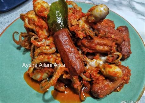 Resep Gurita Sosis Pedas Oleh Aysha Ailani Arka Cookpad