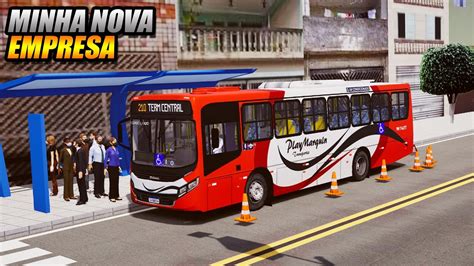 CRIEI MINHA NOVA EMPRESA NO PROTON BUS SIMULATOR G27 YouTube