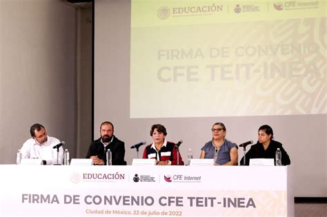 Firman Sep Y Cfe Convenio Internet Para Todos En Espacios