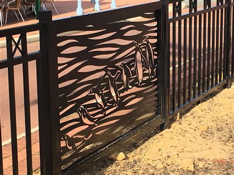 Decorative Laser Cutting Feature Fencing