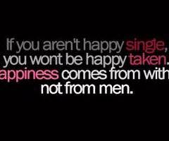 Single But Happy Quotes. QuotesGram