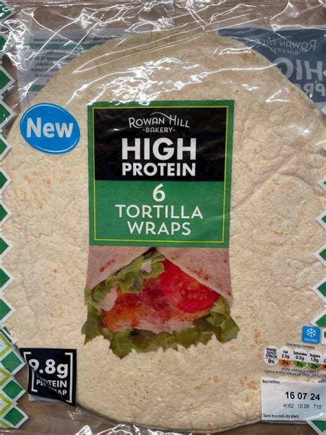 High Protein Tortilla Wraps Rowan Hill Bakery Kalorie Kj A