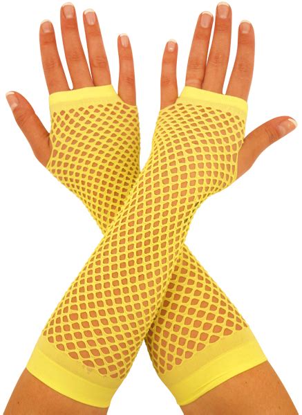 1980s Style Fish Net Gloves 3 2065 P World Of Dance Uk