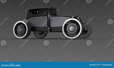 Classic Hot Rod Car Stock Illustration Illustration Of Speed
