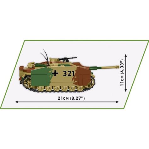 Cobi Wwii Sturmgeschutz Iii Ausf G Model Tank Building Bricks