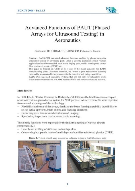 Pdf Advanced Functions Of Paut Phased Arrays For Ultrasound