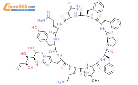 804559 06 6 Cyclo[3 [1 6 Deoxy D Glucos 6 Yl 1h 1 2 3 Triazol 4 Yl] L Alanyl L Ornithyl L