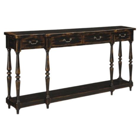 Found It At Joss Main Violet Console Table Low Shelves Open