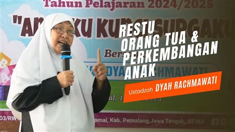 Pengaruh Ridho Orang Tua Terhadap Tumbuh Kembang Anak Ustadzah Dyah