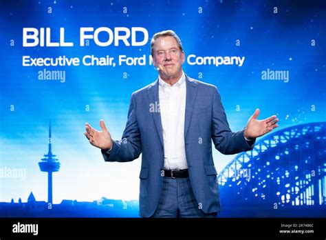 Cologne Germany 12th June 2023 William Clay Ford Ford S CEO