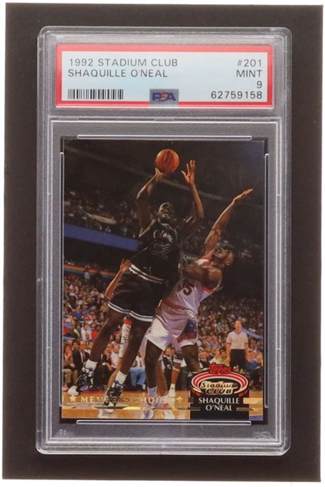 Shaquille O Neal Stadium Club Mc Rc Psa Pristine Auction