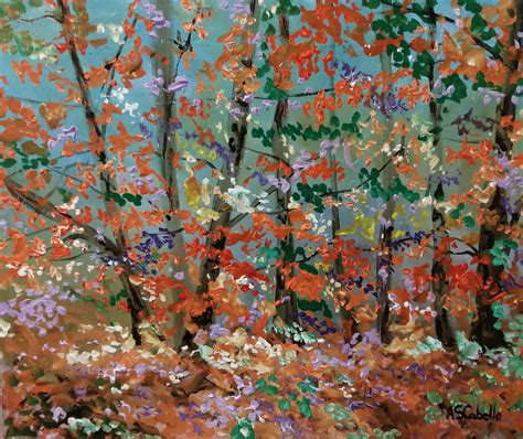 El Bosque En La Primavera Cuadro Original Leo Sobre Lienzo Comprar