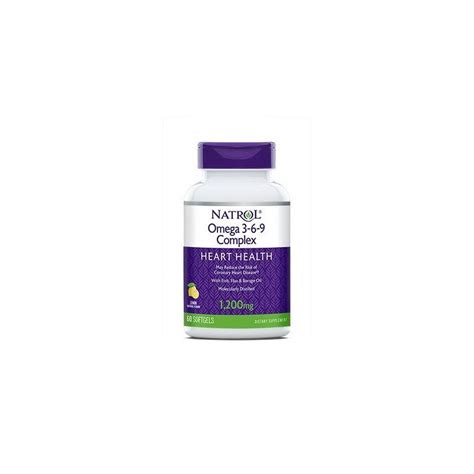 Витамини и минерали Natrol Omega 3 6 9 Complex 1200mg 90 софтгел капсули