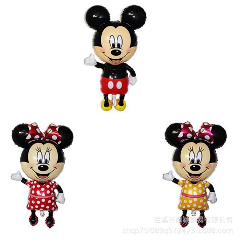 Mickey Minnie Mouse Christmas Inflatable Hot Air Balloon Decor Cm Weflatables