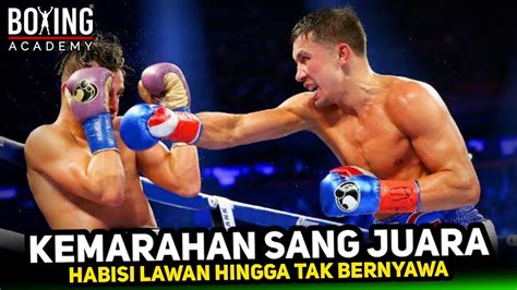 HASIL TINJU DUNIA KEMARAHAN SANG JUARA GENNADY GOLOVKIN VS DAVID