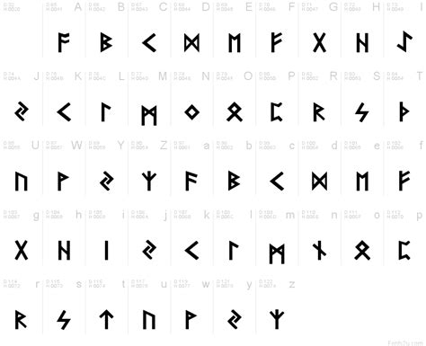 Runic Regular font | Fonts2u.com