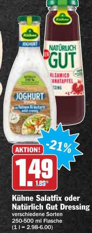 K Hne Salatfix Oder Nat Rlich Gut Dressing Angebot Bei Hit Prospekte De