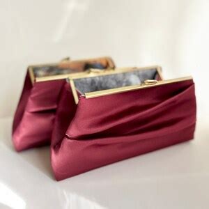 Champagne Satin Bridal Clutch Nude Pleated Bridesmaids Purse Personalization Options And More