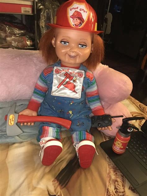 Good Guy Doll Chucky Doll Fireman Helmet Plus More 2093353427